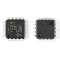 Controlador IC Original ST 32F103C8T6 para MCU Cortex-M3, 72MHz, 64KB Flash, LQFP-48, para Aplicaciones de IoT