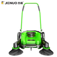 OEM Powerless Manual Hand Push Scrubber Wheel Robot Floor Sweeper Machine para limpiar el patio deja los restos de polvo