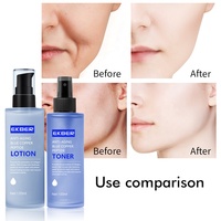 Lotion pour le corps et le visage au peptide de cuivre bleu GHK-Cu en marque propre, sérum au peptide de cuivre bleu personnalisé, soin de la peau
