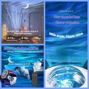 Proiettore di luce notturna OTHC E12B Cielo Stellato, Altoparlante con Effetto Acqua e Musica per Camera da Letto, con Telecomando, Piccolo e Portatile - Product Image 5