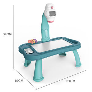 โต๊ะวาดภาพสำหรับเด็กแบบขายส่ง ของเล่น DIY ของเล่นเสริมพัฒนาการ โต๊ะวาดภาพพลาสติก โต๊ะวาดภาพโปรเจคเตอร์เรืองแสงสำหรับเด็ก - Product Image 4