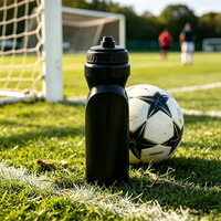 Bouteille d'eau compressible pour le cyclisme, grande capacité 800 ml, sans BPA, écologique, sans danger pour les aliments, réutilisable, anti-fuite, très vendue pour les sports de plein air
