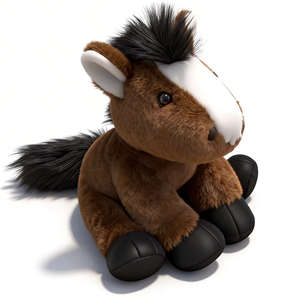 Peluche di Animali dello <span class=keywords><strong>Zoo</strong></span> Morbidi e Adorabili, Vendita all'Ingrosso, Pupazzi di Maiale, Leone, Mucca, Orso e Cavallo, Ideali come Regali Decorativi - Product Image 2
