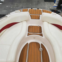 Plateforme de bain et tapis de cockpit pour bateau 2000 Chaparral 232 Sunesta, en mousse EVA imitation teck, style SeaDek MarineMat, auto-adhésif