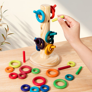 Montessori <span class=keywords><strong>Sky</strong></span> ไม้14ปีมาแล้วเพื่อการศึกษาต้นของเล่นตัวต่อสีรุ้งต้นไม้เกมสร้างสรรค์การออกแบบมาการองที่มีสีสันสำหรับทุกเพศ - Product Image 4