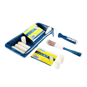 Juego de <span class=keywords><strong>Rodillos</strong></span> de Pintura <span class=keywords><strong>para</strong></span> el Hogar, 11 Piezas, <span class=keywords><strong>Rodillos</strong></span> de 2/4/6 Pulgadas con 8 Mini Fundas, Bandeja de Nuevo Diseño <span class=keywords><strong>para</strong></span> un Acabado Liso en <span class=keywords><strong>Paredes</strong></span> y Muebles - Product Image 1