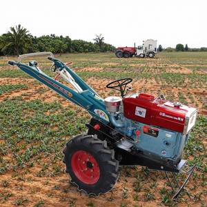 Agricultural <b>Walking</b> Behind Tractor with Diesel Engine 2WD 14HP Gear Drive - Product Image 4