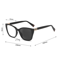 Lunettes photochromiques anti-lumière bleue TR90 pour femmes, monture optique tendance, protection UV, lunettes d'ordinateur