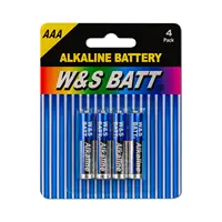 הטוב ביותר באיכות W & S BATT מותג אלקליין סוללה LR03 AAA
