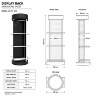 Designs 3D Gratuits 360 °   Support de présentation rotatif en métal pour accessoires de jeu informatique, présentoir de sol pour cartes graphiques