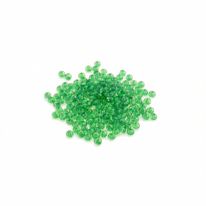 Perline Ilan Abalorios 6mm verdi trasparenti a forma di rondella 15g per la creazione di gioielli - Product Image 2