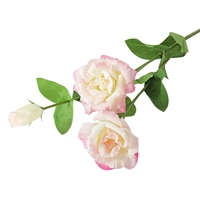 Fleurs décoratives en soie LUYI de qualité supérieure, fausses fleurs de campanule chinoises, 3 têtes, fleurs en forme de ballon, décoration de centre de table, fleurs au toucher réel