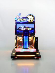 Simulateur de conduite de moto de course avec écran HD, machine d'arcade à monnayeur pour parcs d'attractions et lieux de divertissement - Product Image 3