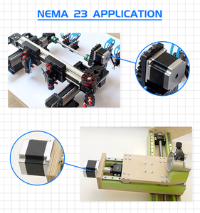 Casun <span class=keywords><strong>Nema</strong></span> 23 motori <span class=keywords><strong>Stepper</strong></span> modelli Plug-In per macchina CNC ibrido X-Y asse tavolo con motore CE Dc certificato - Product Image 6