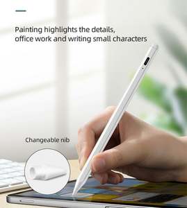 1 Pieza de Repuesto Universal de Punta Metálica para Stylus con Clip para S-Pen Onyx BOOX IFLYTEK IReader LAMY Moaan Guowen Boyue Plateado - Product Image 3