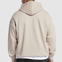 Sweat-shirts unisexes personnalisés en molleton de coton épais 340 g/m² surdimensionnés pour l'hiver, brodés, imprimés, style streetwear
