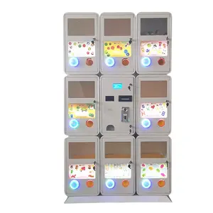 Cápsula automática de brinquedo vendedor, suporte para cartão de crédito para moedas como pagamento