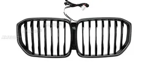 LED Front Grill for BMW X5 G05 2019-2022 Car Front Racing Grille Body Kit <b>ABS</b> Plastic Front Bumper LED Grille Car Accessories - Product Image 6