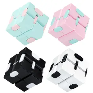 Infinity Cube Fidget Sensory Toys Stress Anxiety Relief Magic Puzzle Flip Toy para ADHD Autistic Fidget Cubes