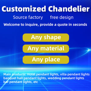 Pièces de suspension en or à identité unique Lustre chromé Lustre en verre de cristal Finition argentée Lustre pour le marketing <span class=keywords><strong>immobilier</strong></span> - Product Image 3