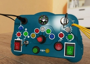 Console di Gioco Intelligente in Plastica per <span class=keywords><strong>Bambini</strong></span> <span class=keywords><strong>2</strong></span>-4 <span class=keywords><strong>Anni</strong></span>, Tavola Sensoriale Montessori con Luci per l'Educazione Precoce - Product Image 2