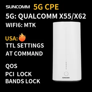 Usa Hot Selling 5G Modem Routeur Wifi6 Sim-kaart Suncomm S2 Mesh Op Ttl Qos Band Lock Pci Slot cpe Router Thuis