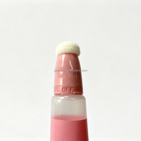 Tube cosmétique vide personnalisé en PE avec embout applicateur éponge, tube souple pour gloss à lèvres, blush liquide, correcteur, emballage de maquillage