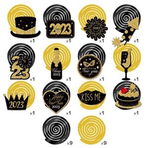 Pivots suspendus pour le nouvel an <span class=keywords><strong>2023</strong></span>, accessoires de photographie sur le thème de la fête du nouvel an - Product Image 3