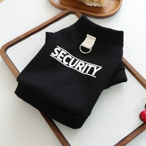 PETCIRCLE Pet Clothing Autumn/Winter Small Dog, Puppy, and <b>Cat</b> <b>Clothes</b> Letter Print Button-Down Sweatshirt Series - Product Image 3