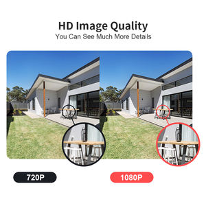 Telecamera di <span class=keywords><strong>sorveglianza</strong></span> domestica IP WiFi telecamera di sicurezza esterna Wireless per visione notturna 1080P telecamera alimentata a batteria ricaricabile da 5200mAh - Product Image 5