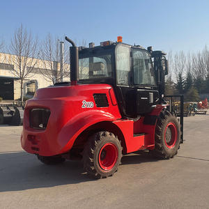 Chariot élévateur diesel agricole polyvalent Zlin 5T avec 4 roues motrices 4x4, mât monophasé, dimensions des fourches 1200x125x50mm pour pavés extérieurs - Product Image 6