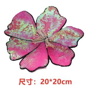 ZSY toppe di fiori fatte a mano vetro/resina strass di cristallo abbigliamento applique perline paillettes fiori - Product Image 5