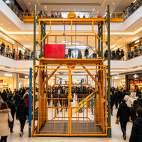 Équipement de levage d'entrepôt personnalisé, plateforme élévatrice hydraulique pour marchandises, capacité de charge de 300 à 5000 kg, commande électrique à distance