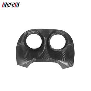 Para <span class=keywords><strong>Alfa</strong></span> <span class=keywords><strong>Romeo</strong></span> <span class=keywords><strong>Stelvio</strong></span> 2017-2024, Molduras Interiores de Fibra de Carbono Real, Cubierta de Ventilación de Salida de Aire Acondicionado Trasera - Product Image 6