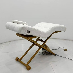 Lit de beauté électrique incurvé en métal pour cils, ensemble de lit de beauté pour salon, hôtel, salle de sport, salle de bain, réglable, haute qualité - Product Image 4