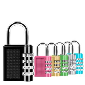 Haute qualité Gym Fitness 4 chiffres <span class=keywords><strong>Code</strong></span> mot de passe <span class=keywords><strong>cadenas</strong></span> <span class=keywords><strong>prix</strong></span> usine robuste Pad serrure pour sac bagages combinaison serrure - Product Image 3