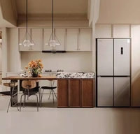 Cuisine modulaire Benovo sur mesure, design moderne, ensemble complet, îlots en bois massif, armoires de cuisine avec comptoir en granit