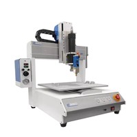 Machine de distribution entièrement automatique pour silicone, UV, AB, PU, colle thermofusible et colle à froid, avec système de distribution automatique par compte-gouttes