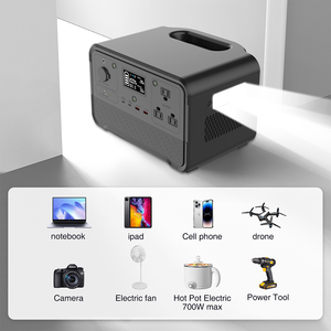 Générateur solaire portable 500/700/1000/1500/3000/5000W, station d'alimentation Lifepo4 avec panneau solaire pour le stockage d'énergie domestique et le camping - Product Image 1