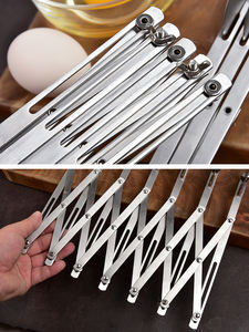 Couteau à pâte réglable en acier inoxydable Syh1370, roulette à découper, couteau à pâtisserie, pour pizza et biscuits, en métal, vente en gros - Product Image 4