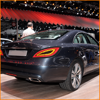 Pour Mercedes-Benz CLS W218 : Ensemble de feux arrière à LED 2012-2017, clignotants séquentiels dynamiques, feux de position et yeux de démon