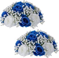 Boule de fleurs artificielles Gypsophila en gros, toucher réel, ambiance romantique pour centres de table de mariage, décoration de table, événements et fêtes