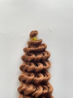 Tresses africaines en crochet de 22 pouces, style bohème, avec des boucles ondulées et des extrémités bouclées