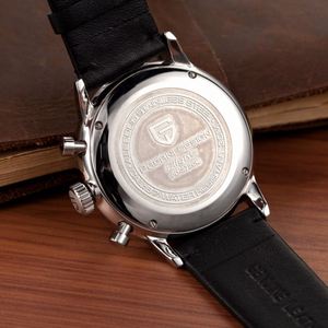 Montre Pagani Design 2720 World Brown Man Quartz, bracelet en cuir véritable authentique, <span class=keywords><strong>chronomètre</strong></span> étanche, calendrier, montre de business - Product Image 2