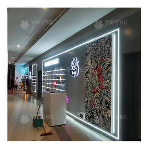 Modern Fashion <strong>Shoe</strong> Showroom Design Decoration Retail Wall Mount <strong>Shoe</strong> <strong>Display</strong> Shelf Lighting Acrylic Sneaker Shelf for <strong>Shoe</strong> - Product Image 5