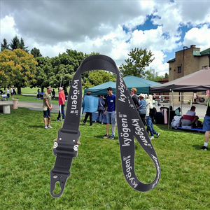 Custom Premium Nylon Mobile Phone Lanyard with Personalized Logo