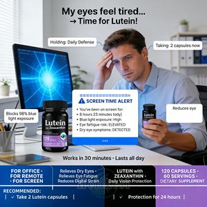 Cápsulas Blandas <span class=keywords><strong>de</strong></span> Zeaxantina y Luteína con Vitamina OEM, Suplementos <span class=keywords><strong>de</strong></span> Caroteno, Cápsulas Blandas <span class=keywords><strong>de</strong></span> Luteína - Product Image 2