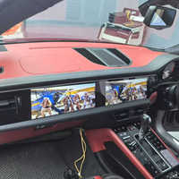 12.3 "RHD Android autoradio stéréo interactif double écran multimédia Carplay écran de voiture pour Porsche Macan 2013-2017