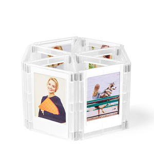 Cadre photo miniature en acrylique pour réfrigérateur, aimant personnalisé en plastique <span class=keywords><strong>2x3</strong></span>, <span class=keywords><strong>Polaroid</strong></span> Instax - Product Image 2