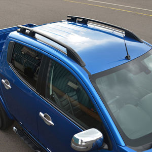 Pièces automobiles, barres <span class=keywords><strong>de</strong></span> <span class=keywords><strong>toit</strong></span> en ABS + alliage noir ou argent, barres <span class=keywords><strong>de</strong></span> <span class=keywords><strong>toit</strong></span> avec vis pour Triton L200 2015+ - Product Image 1